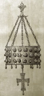 Ancient Gold Crown and Cross found in Spain.