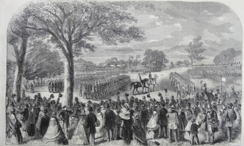 The Review of Lancashire Rifle Volunteers in Knowsley Park