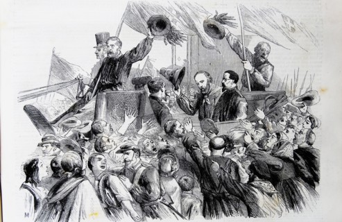Garibaldi's entry into Naples.