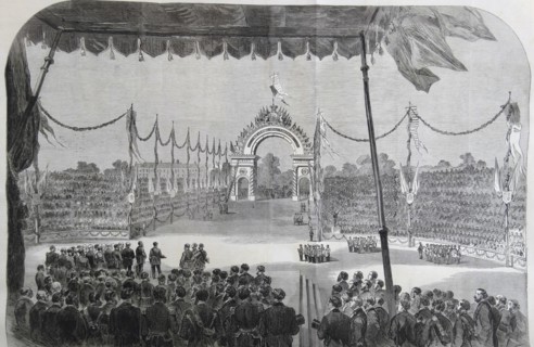 Reception of his Royal Highness the Prince of Wales by the inhabitants of Toronto; Canada West,