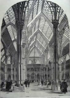 The Central Court and Arcades of the Oxford University Museum.