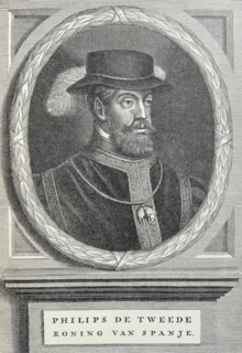 Philip II (1527 – 1598) King of Spain.
