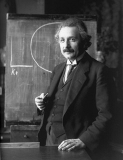 Photograph of Albert Einstein