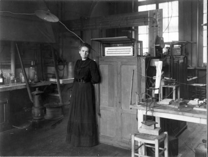 Photograph of Marie Sklodowska-Curie