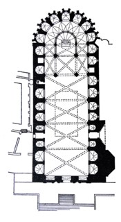 Gerona Cathedral floor plan