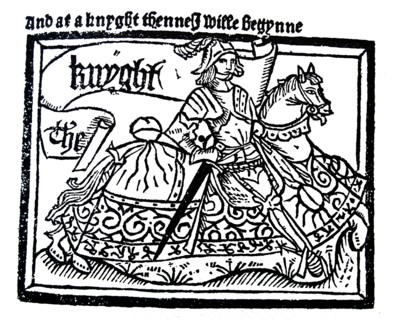 The Chaucer's Knight, from the Canterbury Tales