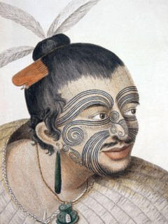 Maori man, known as Rachel and Maygen. 1769