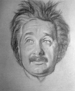 Portrait of Professor Albert Einstein