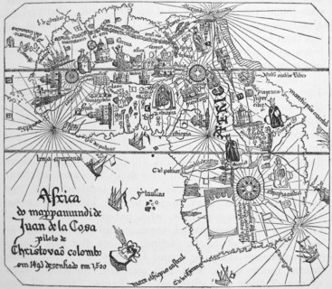 Africa as it was known after Vasco Da Gama's expeditions.