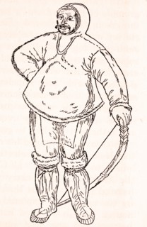 An Eskimo- from a water-colour drawing by John White