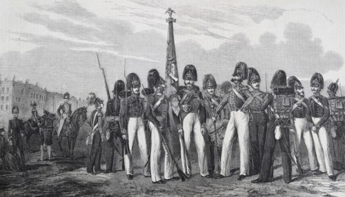Uniforms worn in the Russian Imperial Army during the Crimean war 1853