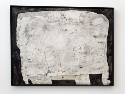 Table with Drawer (paint on canvas) by Jean Dubuffet