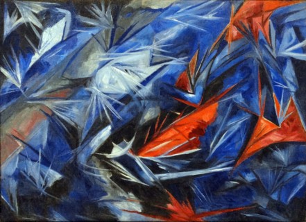 Rayonist Sea by Natalia Goncharova