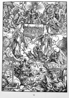 Woodcut by Albrecht Durer; Last Judgment