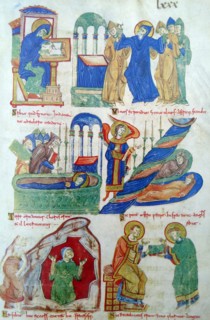 Manuscript from the Life of St Benedict