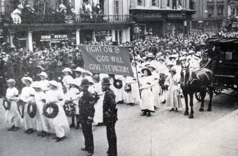 At the Derby in June 1913 a Suffragette called Emily Davison threw herself in front of the King's horse at Tattenham Corner and died from the injuries she received. Her funeral was made the occasion o...