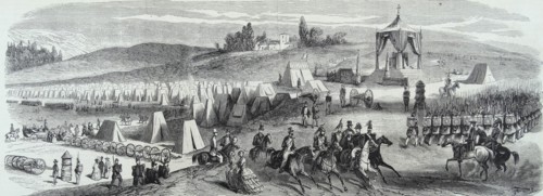 Sathonay military camp, near Lyon, france 1860