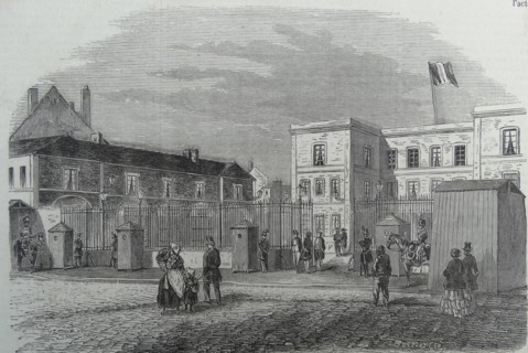 Illustration of a hotel in Dieppe
