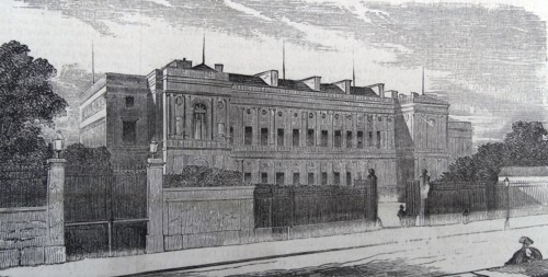 Illustration of the New Hotel of the Minister of Foreign Affairs in des Invalides