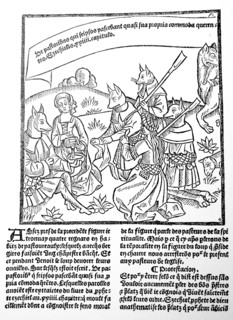 les regnars traversant les perilleuses voyes' 1503 Woodcut by Antoine Vérard