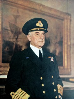Colour photograph of Sir Dudley Pound