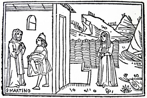 Vita di sancti padri, Italian woodcut 1497