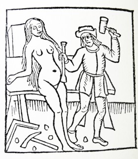 Romance of the rose; 1503 Woodcut by antoine Verard, Paris 1500