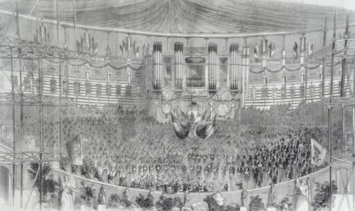 The French orpheonist festival at the Crystal Palace.