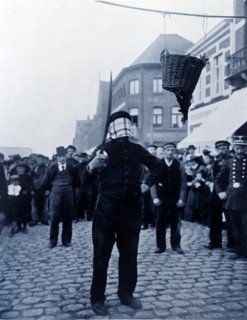 Beheading of the cock competition.