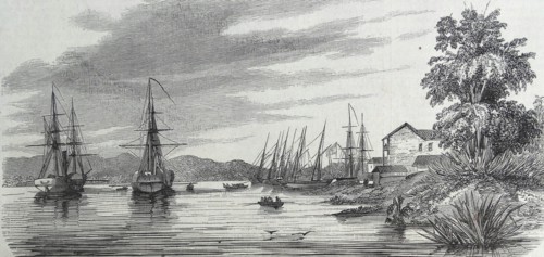 The port of Asunción Paraguay, after drawings after Mr. Louvel.