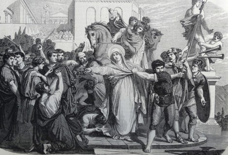 Saint Dorothea of Alexandria (died ca. 320) is venerated as a virgin martyr
