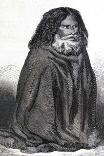 Fakir in the Indian city of Culcutta 1860