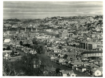 View of Dunedin, New Zealand 1950
