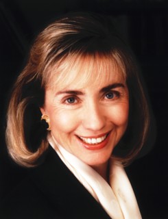 Hillary Clinton, 1992. American politician and wife of President Bill Clinton