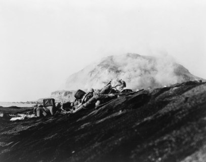 Marines land on Iwo Jima by 1945