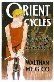 Orient cycles lead the leaders. by Edward Penfield.