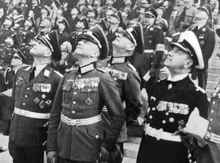 Senior German military commanders General Brauchitsch, General Keitel and Admiral Raeder 1938