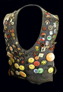 Badges of support for the British Miners strike of 1984-1985