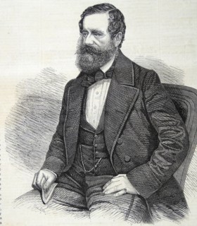 Engraving of Henry Pelham-Clinton, Duke of Newcastle
