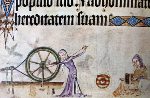 Spinning and weaving