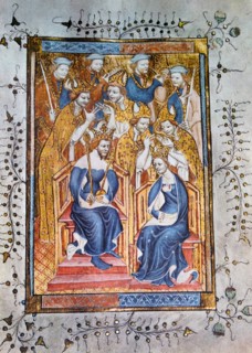 King Richard II and Anne of Bohemia, his Queen