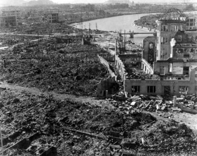 World War II, after the explosion of the atom bomb in August 1945Hiroshima
