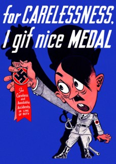 Anti German propaganda poster produced by The US Government 1942