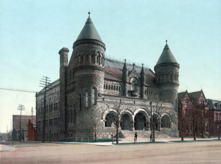 Colour photograph of the original Detroit Museum of Art