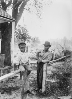 Black and white photograph of Little Eb Snow