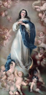 Painting titled 'The Immaculate Conception'