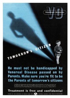 Public health poster for venereal disease