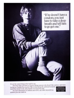 Public health poster about AIDS