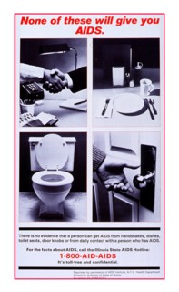 Public health poster about AIDS