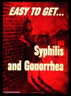 Public health poster for venereal disease